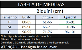 Biquíni Tomara-que-caia com Argolas Metálicas