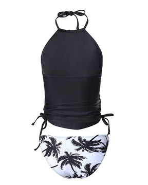 Biquíni Tankini com Cordão Lateral Várias Estampas