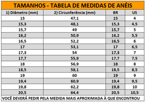 Anel de Aliança em Prata 925 com Moissanite - 3mm - Cardino