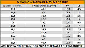 Anel Meia Aliança com 7 pedras de Moissanite - Cardino