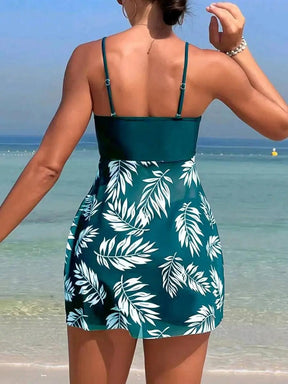 Biquíni Tankini com Vestido Curto - Lançamento - Janelaila Moda