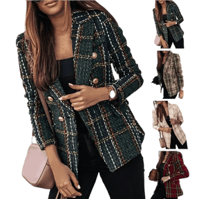 Blazer Feminino Elegante e Ajustado com Lapelas e Botões - Cardino