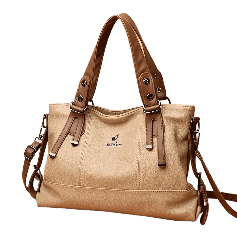 Bolsa Feminina Tote Vintage Três Camadas Couro Genuíno - Cardino